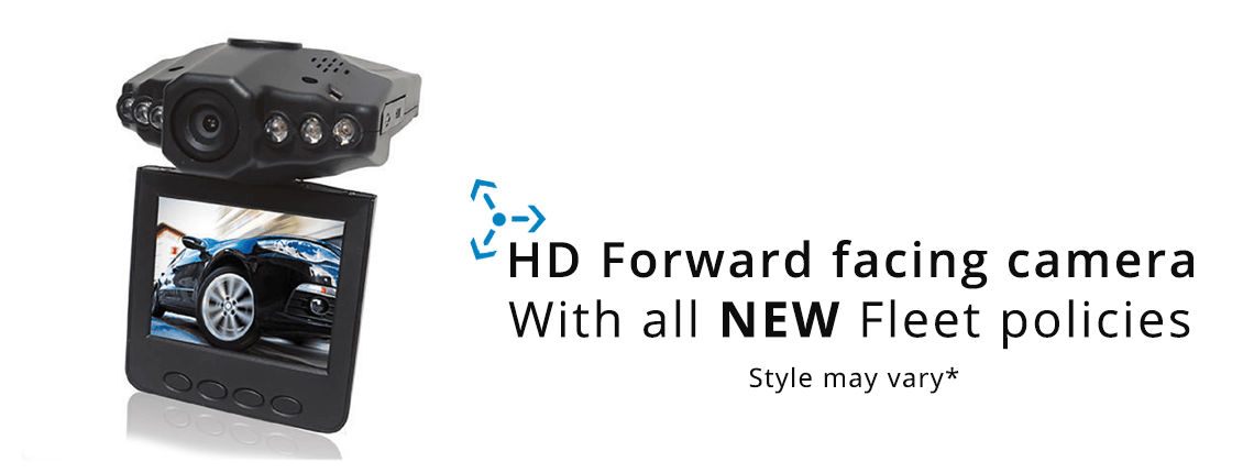 free foward facing hd camera for all new fleet policy